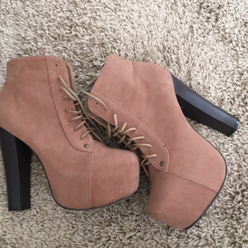 Platform booties